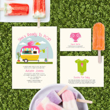 Ready To Pop Ice Pops Baby Shower - Pink