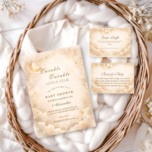 Celestial Ivory Gold Baby Shower