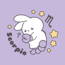 Loppitokki Bunny Embracing Scorpio Zodiac Magic I