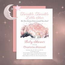 Twinkle, Twinkle Little Star Girl Baby Shower