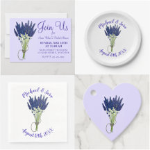 Lovely Lavender Flower Party Collection