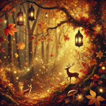 Whimsical Autumnal Woodland Personalized Gifts