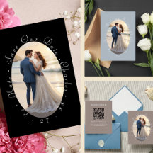 Elegant Photo frame Qr Code Wedding Collection 