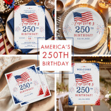 USA America 250th Anniversary Party