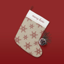 Rustic Faux Burlap Christmas Collection