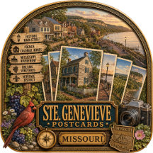 Ste. Genevieve Missouri Postcards/Gifts