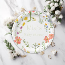 Whimsical vibrant wildflower 