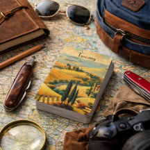 Vintage Travel Poster Tuscany