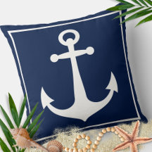 Blue and White Coastal Pillows