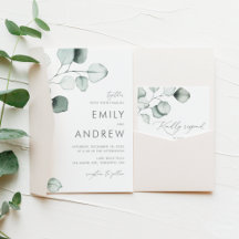 Minimalist Eucalyptus Leaves