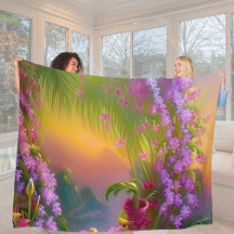 Fantasy landscape, tropic and dreamy for romantics