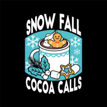 Hot Cocoa and Winter Charm - Snow Fall Cocoa Calls