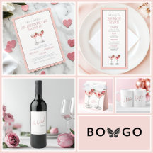 Cute Pink Bestie Happy Galentine's Day Brunch