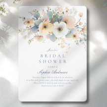 Soft Bloom Elegance Bridal Shower Collection