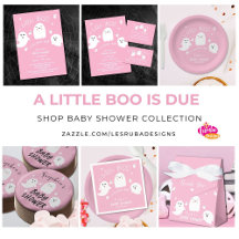 Pink Boo is Due Halloween Baby Shower Suite