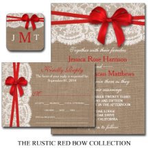 The Rustic Red Bow Collection