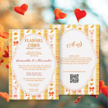 Flannel and Cider Fall Wedding & Rehearsal Dinner 