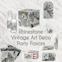 Rhinestone Vintage Art Deco Party Favors