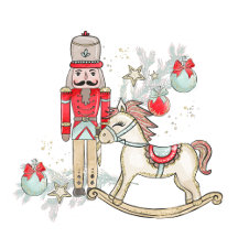 Nutcracker and Christmas tree