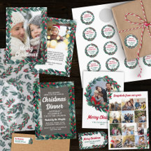 Beautiful Red Berry Christmas Wreath