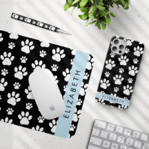 White Paws, Blue - Home Decor Collection