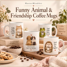 Funny Animal & Friendship Coffee Mugs