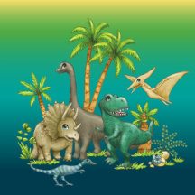 Happy Dinosaur Friends