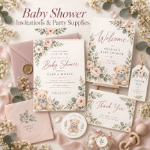 Baby Shower Invitations & Party Supplies