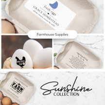 Sunshine • Farmhouse Labels and Stamp Suite