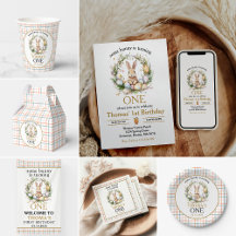 Some easter Bunny Is Turning one 1st birthday