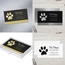 Paws Business Cards & Cases