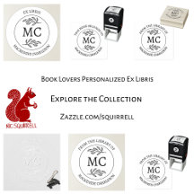 Book Lovers Personalized Monogram Collection