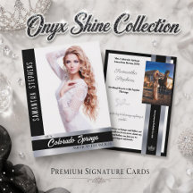 Onyx Shine Black & Silver Pageant