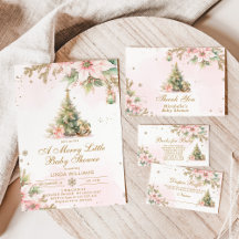 A Merry Little baby shower Girl baby shower