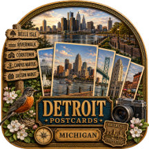 Detroit Michigan Postcards/Gifts