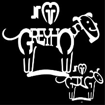 I love greyhounds / I love a los Galgos by Masanse