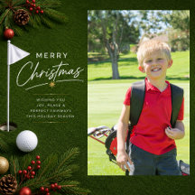 Golf Christmas Create Your Own Photo