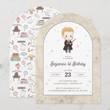 Harry Potter Chibi Draco Malfoy Wizard Birthday