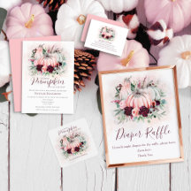 Pink Pumpkin Baby Shower Collection