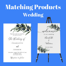 Wedding olive leaf greenery
