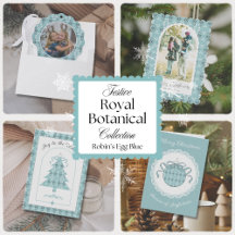 Festive Royal Botanical Robin's Egg Blue