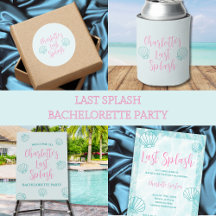 Last Splash Beach Seashell Bachelorette Party