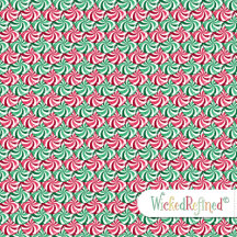 Peppermint Candies Scales - Christmas Pattern