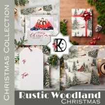 Winter Woodland Snow Rustic Christmas Collection