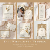 Fall Wildflower Wedding Suite