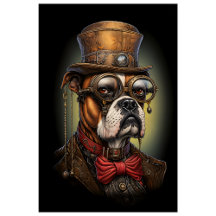 03. Items - 117 Regal Steampunk Boxer Dog Goggles