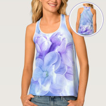 Elegant Light Purple Lilac Flowers Design