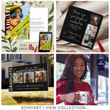 Modern Bold Black and White Graduation Party