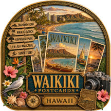 Waikiki Hawaii Postcards/Gifts