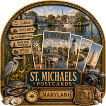 St. Michaels Maryland Postcards/Gifts